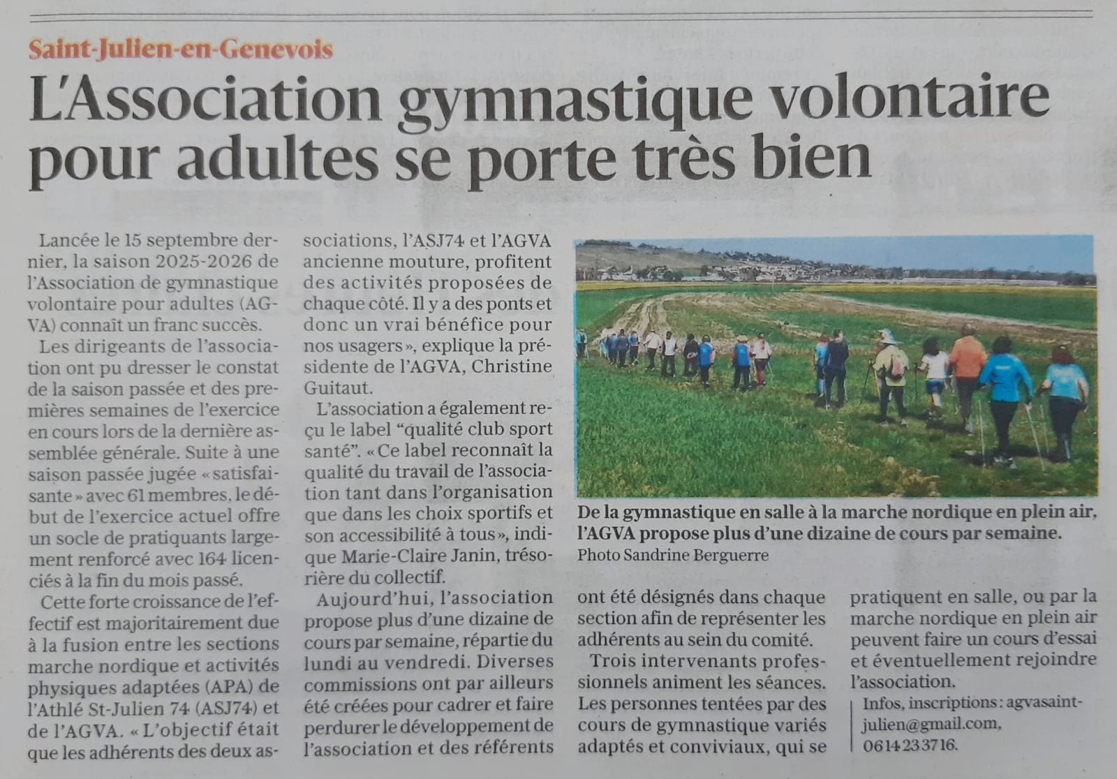 Le Dauphiné Libéré – AGVA